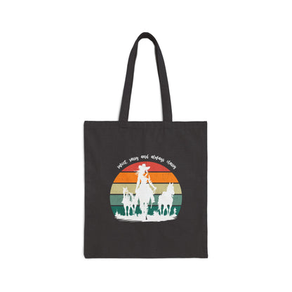 Sweet, sassy and always classy Cotton Canvas Tote Bag