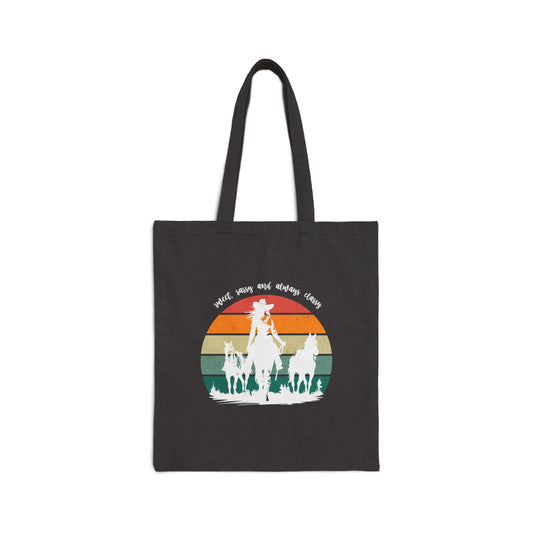 Sweet, sassy and always classy Cotton Canvas Tote Bag