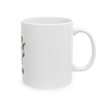 Cowboy Halloween ghost Mug, (11oz, 15oz)