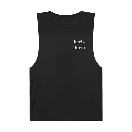 Heels down Unisex Barnard Tank