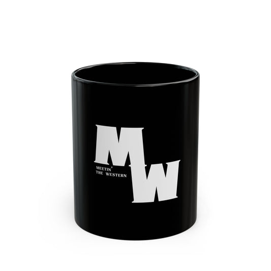 Meetin' The Western logo hat Black Mug (11oz, 15oz)