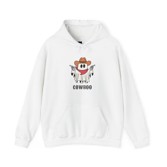 Cowboy Halloween ghost Unisex Heavy Blend™ Hooded Sweatshirt