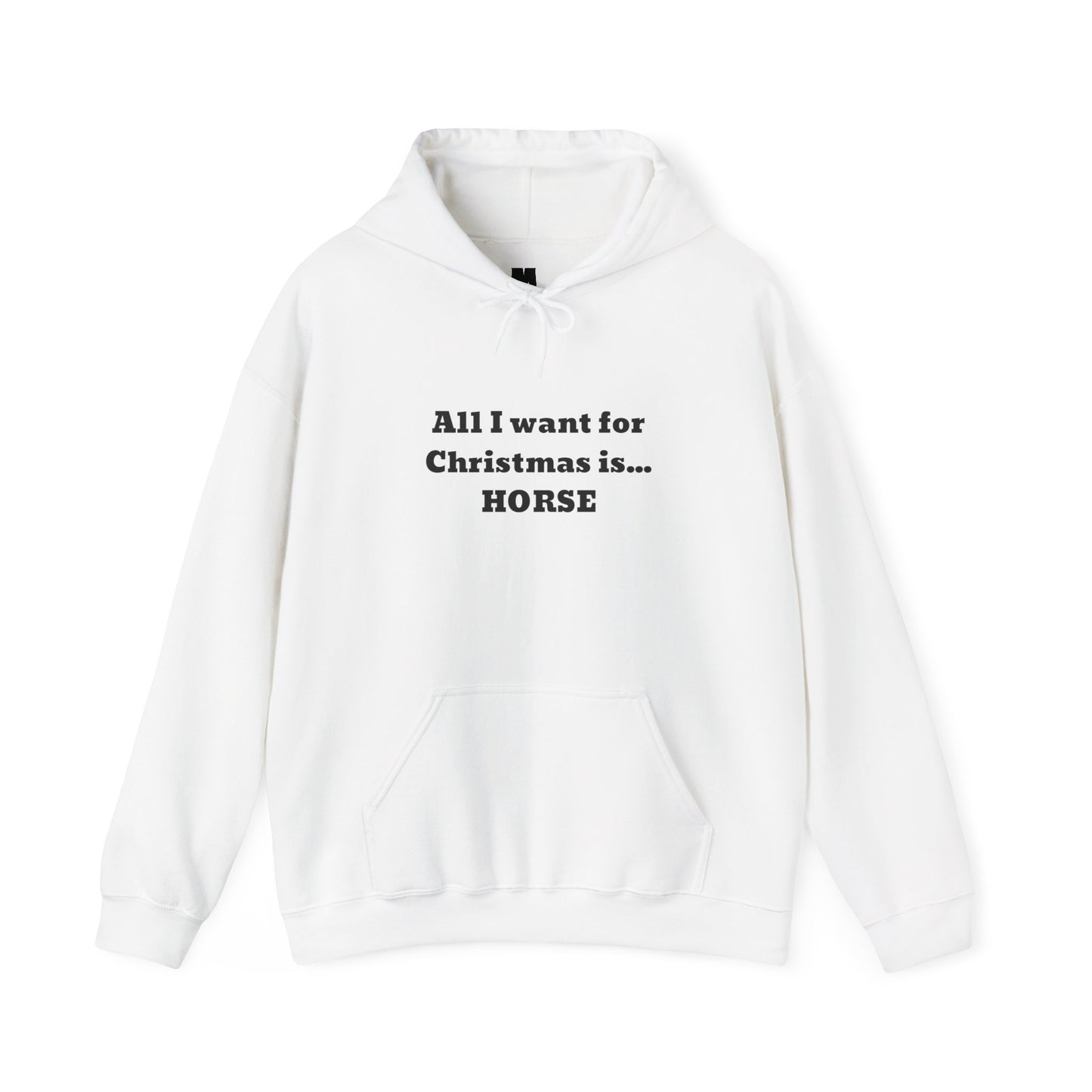 All I want for Christmas is... horse Unisex Heavy Blend™ Hooded Sweatshirt