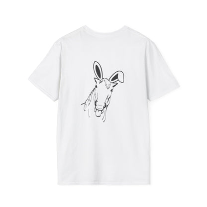 Goofy Bunny Horse Unisex Softstyle T-Shirt