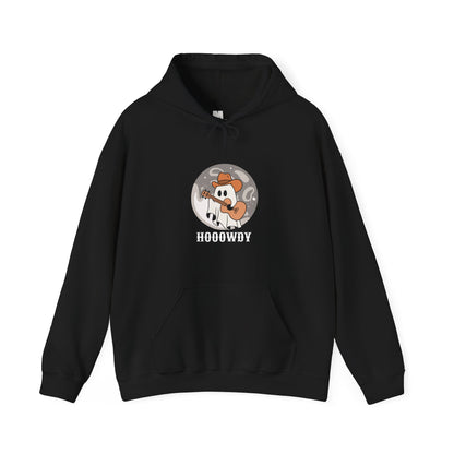 Howdy Halloween ghost Unisex Heavy Blend™ Hooded Sweatshirt