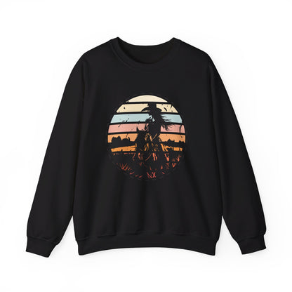 Cowgirl in the nature Unisex Heavy Blend™ Crewneck Sweatshirt