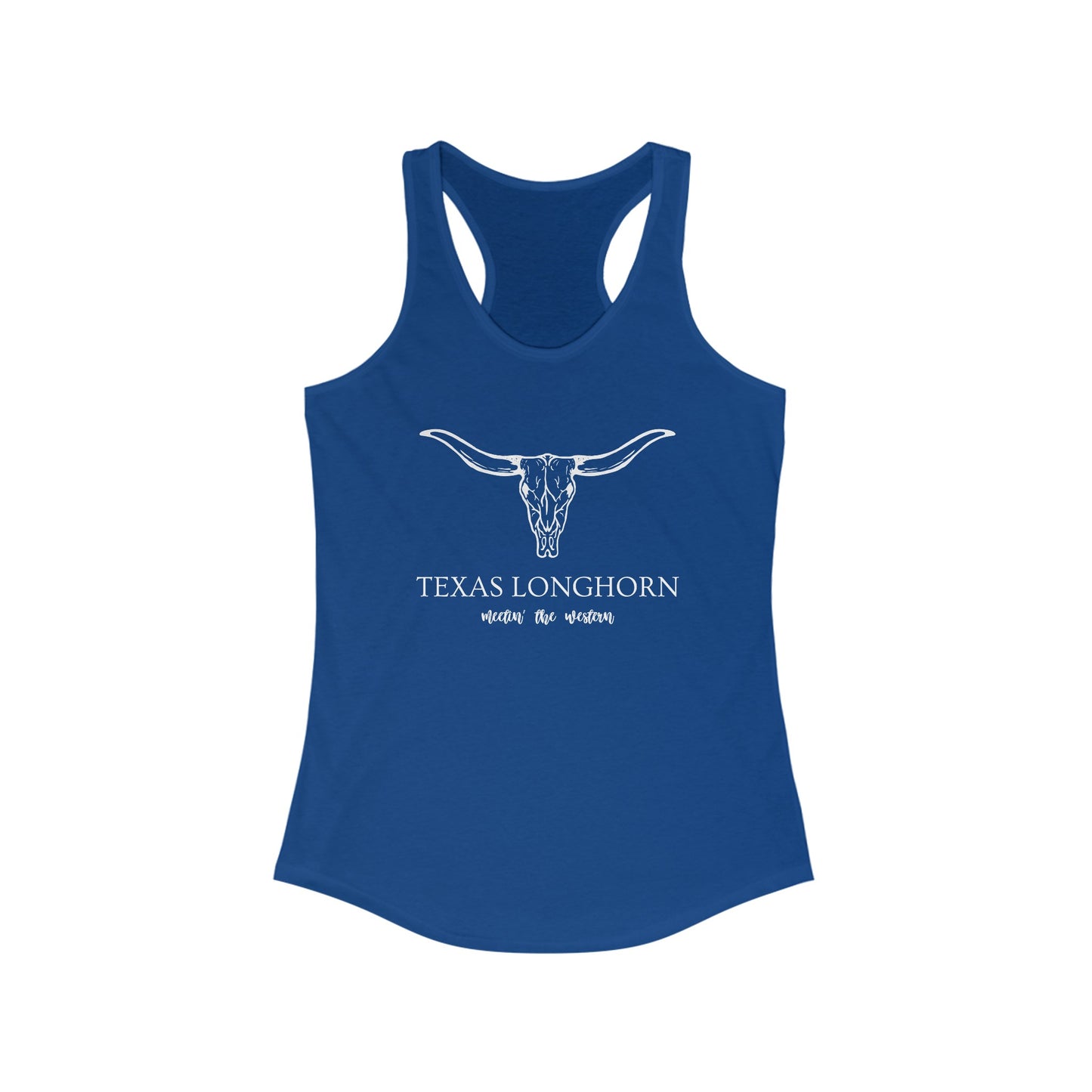 Texas longhorn Racerback Tank Top