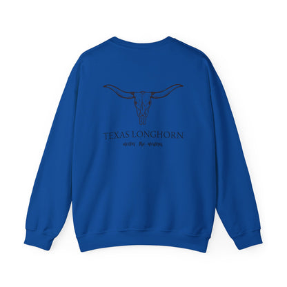 Texas longhorn Unisex Heavy Blend™ Crewneck Sweatshirt