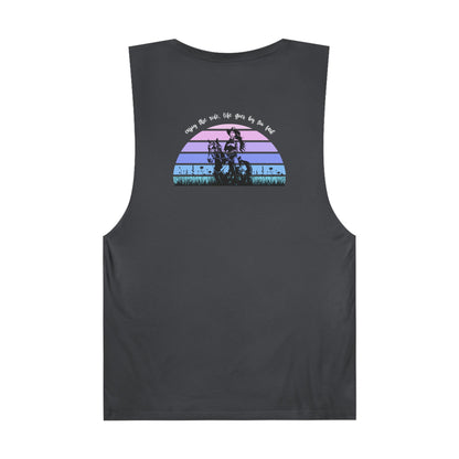 Enjoy the ride, life goes by too fast Unisex Barnard Tank