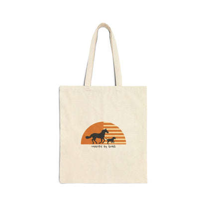 Connected by heart Canvas Tote Bag