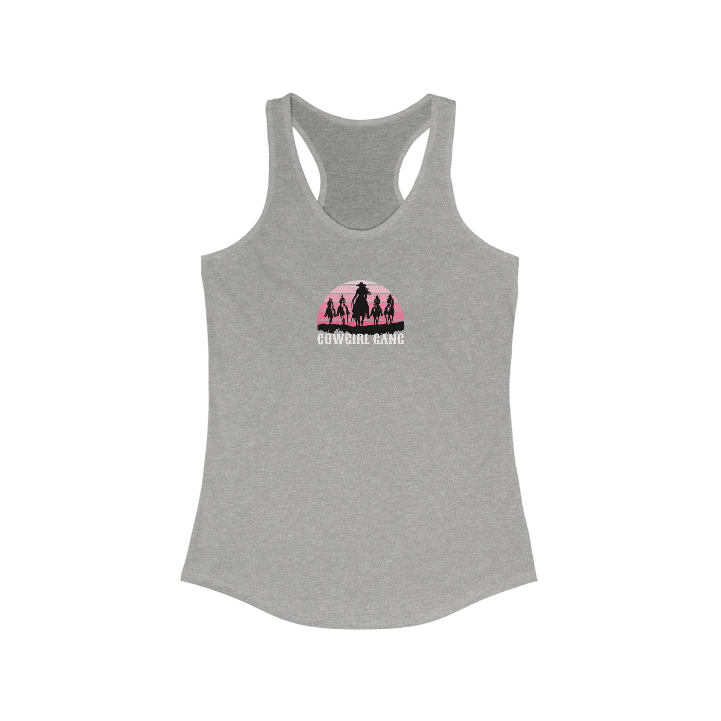 Cowgirl gang Women's Ideal Racerback Tank