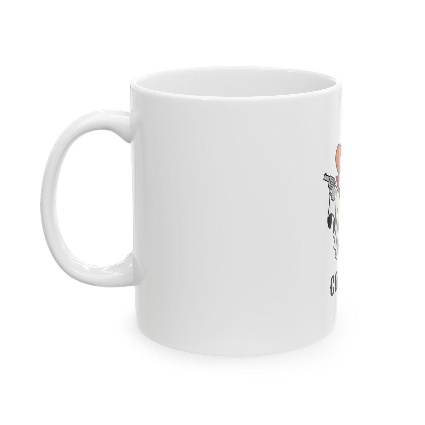 Cowboy Halloween ghost Mug, (11oz, 15oz)