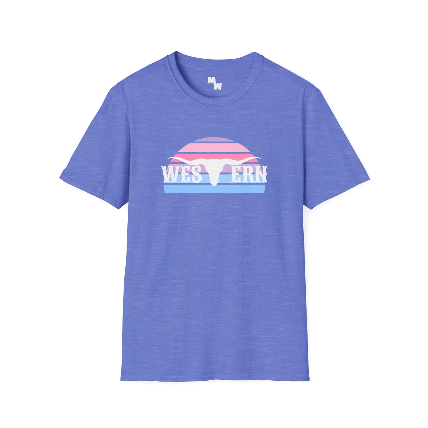 Western longhorn Unisex Softstyle T-Shirt