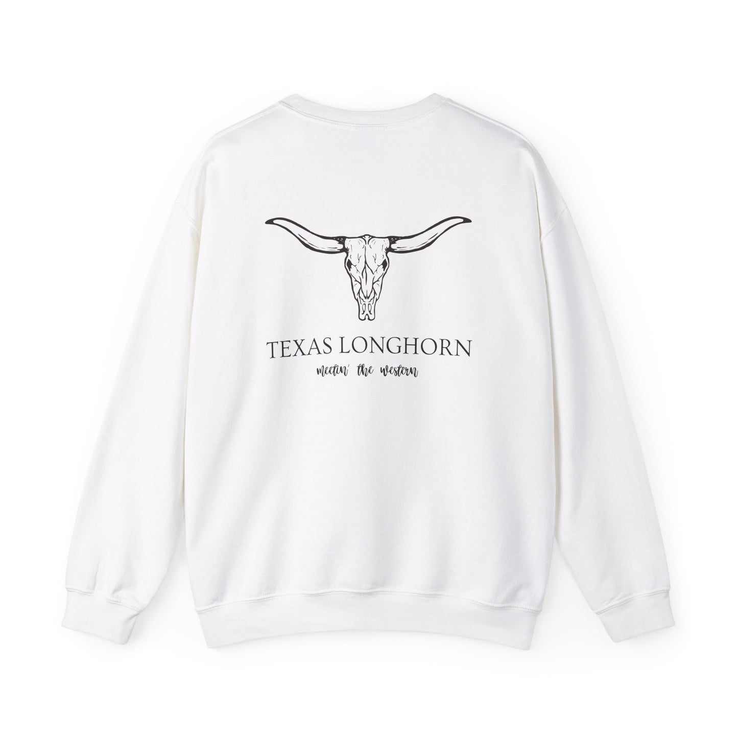 Texas longhorn Unisex Heavy Blend™ Crewneck Sweatshirt