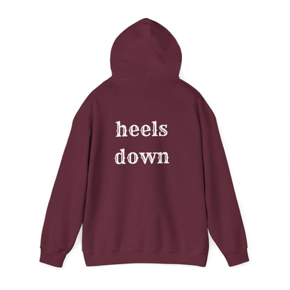 Heels down Unisex Heavy Blend™ Hooded Sweatshirt