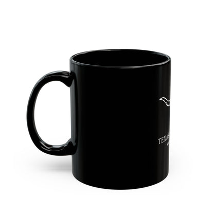 Texas longhnorn Black Mug (11oz, 15oz)