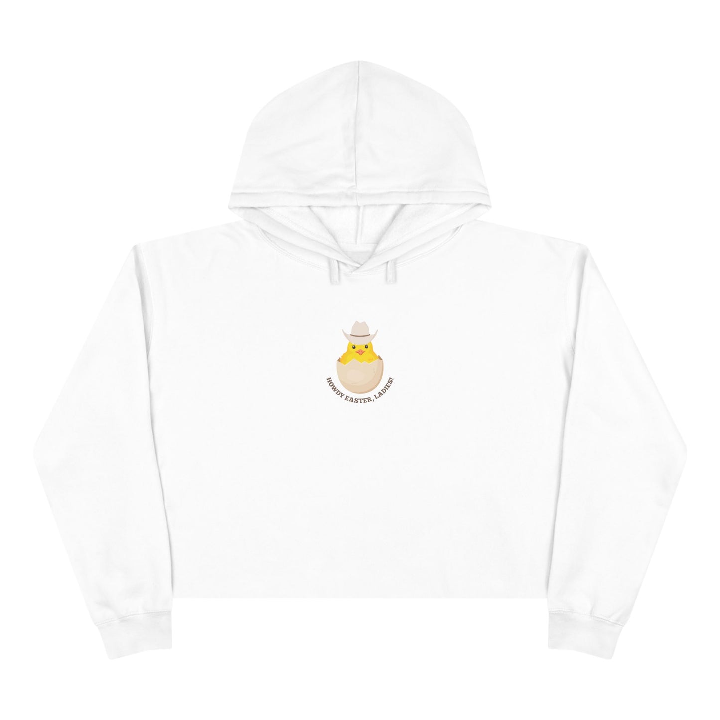 Howdy Easter, ladies! Crop Hoodie