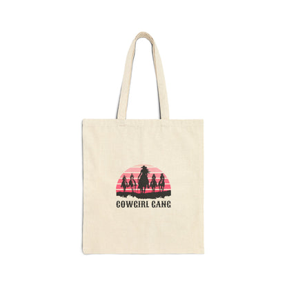 Cowgirl gang Cotton Canvas Tote Bag