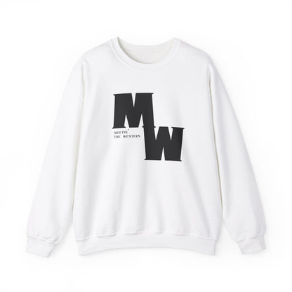 Meetin' The Western logo Unisex Heavy Blend™ Crewneck Sweatshirt