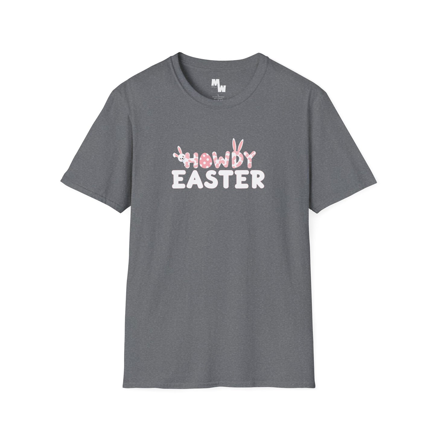 Howdy Easter Bunny Unisex Softstyle T-Shirt