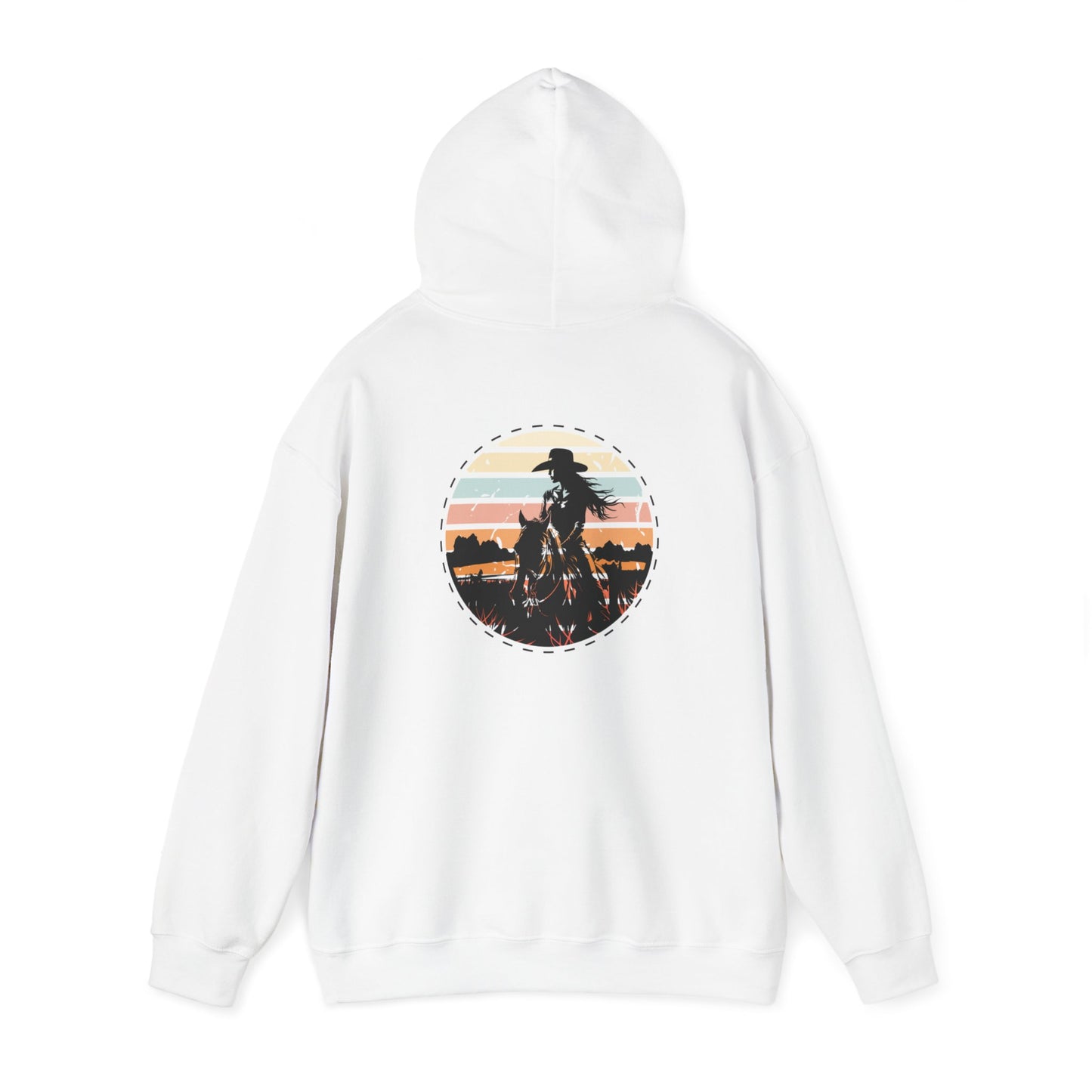 Cowgirl in the nature Unisex Heavy Blend™ Hooded Sweatshirt