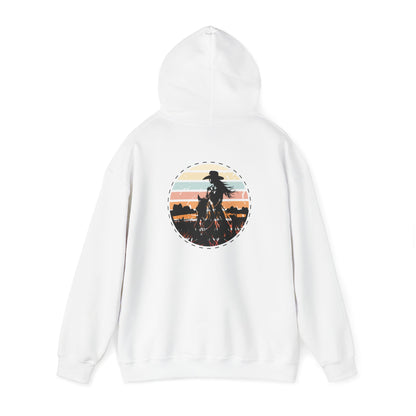 Cowgirl in the nature Unisex Heavy Blend™ Hooded Sweatshirt