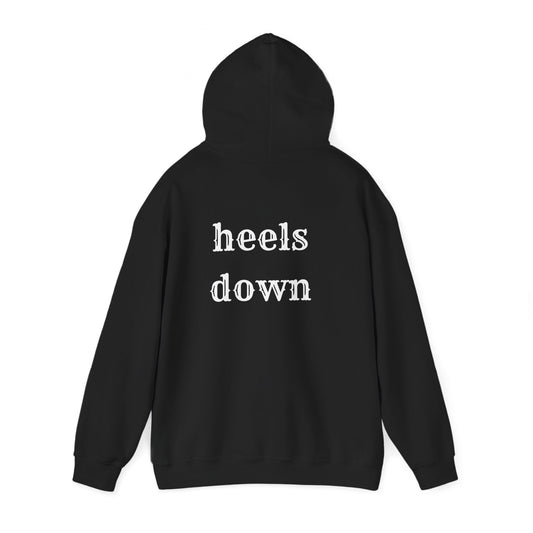 Heels down Unisex Heavy Blend™ Hooded Sweatshirt