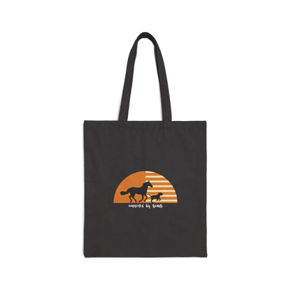 Connected by heart Canvas Tote Bag