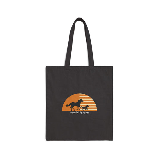 Connected by heart Canvas Tote Bag