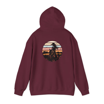 Cowgirl in the nature Unisex Heavy Blend™ Hooded Sweatshirt