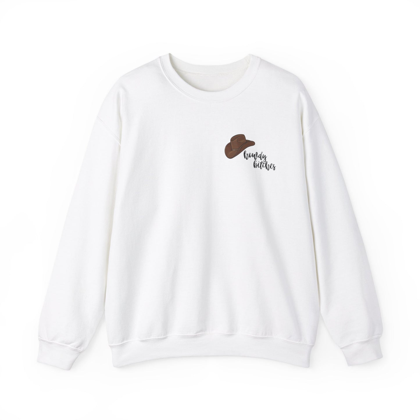 Howdy bitches Unisex Heavy Blend™ Crewneck Sweatshirt