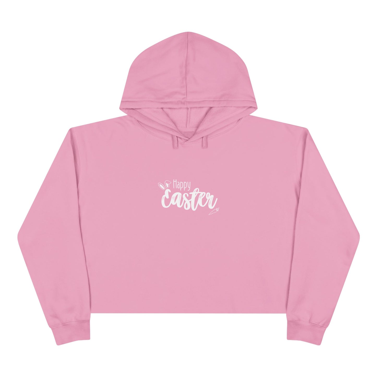 Happy Easter Crop Hoodie