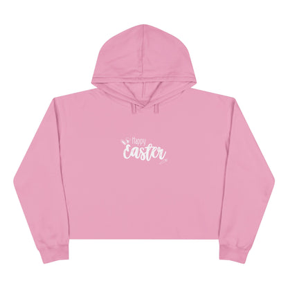 Happy Easter Crop Hoodie