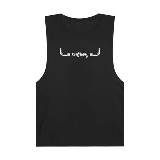 Cowboy longhorns Unisex Barnard Tank Top