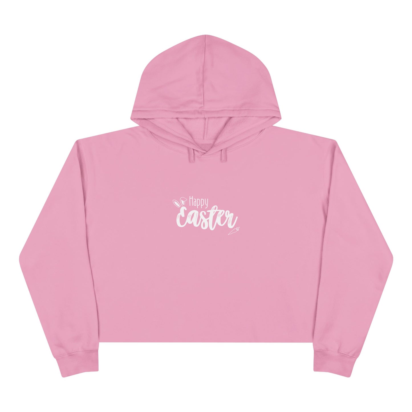 Happy Easter Crop Hoodie