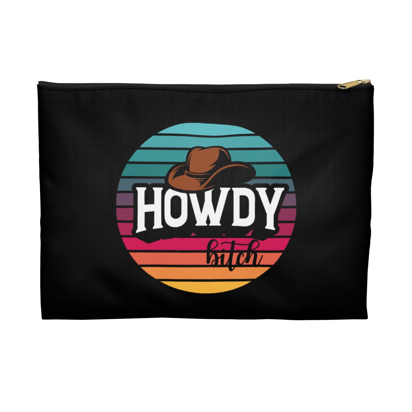 Howdy bitch colourful Accessory Pouch