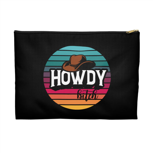 Howdy bitch colourful Accessory Pouch