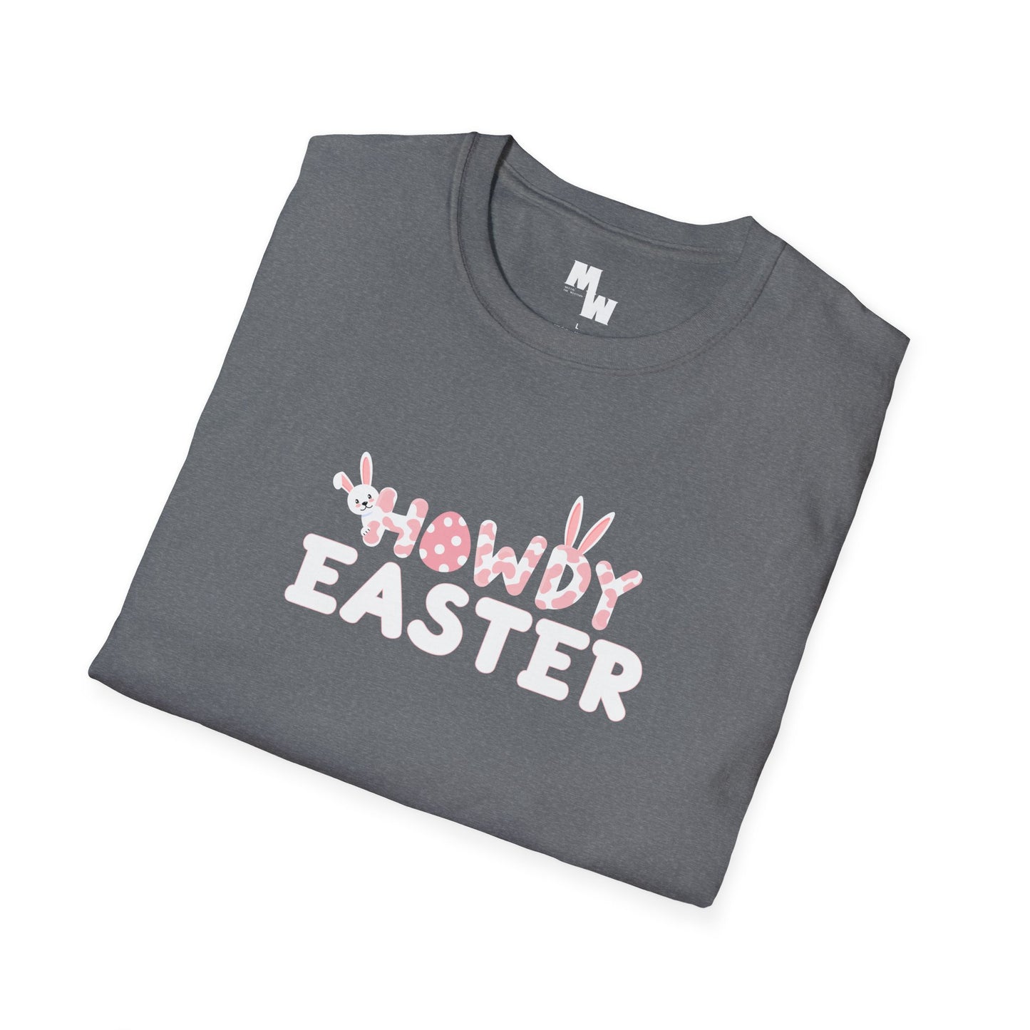 Howdy Easter Bunny Unisex Softstyle T-Shirt