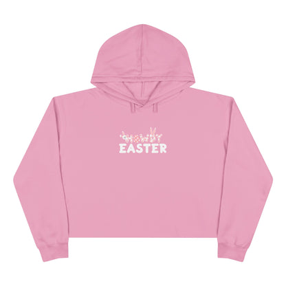 Howdy Easter Bunny Crop Hoodie