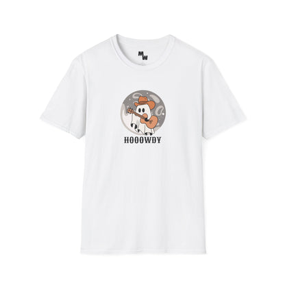 Howdy Halloween ghost Unisex Softstyle T-Shirt