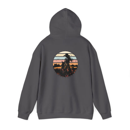 Cowgirl in the nature Unisex Heavy Blend™ Hooded Sweatshirt