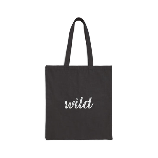 Wild Cotton Canvas Tote Bag