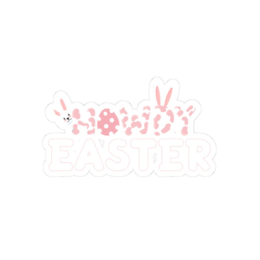 Howdy Easter Bunny Kiss-Cut Stickers