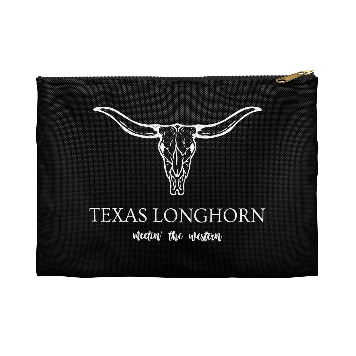 Texas longhorn Accessory Pouch