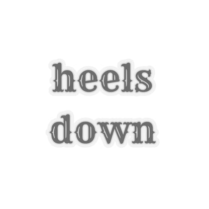 Heels down Kiss-Cut Stickers