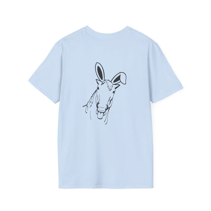 Goofy Bunny Horse Unisex Softstyle T-Shirt