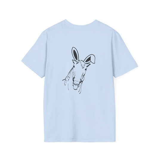 Goofy Bunny Horse Unisex Softstyle T-Shirt