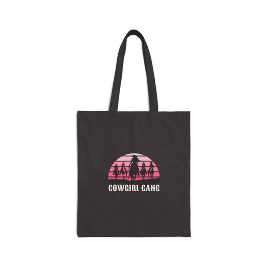 Cowgirl gang Cotton Canvas Tote Bag