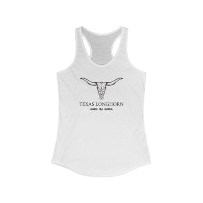 Texas longhorn Racerback Tank Top