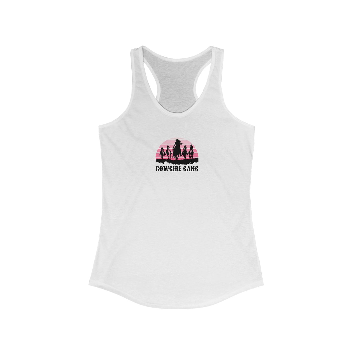 Cowgirl gang Women's Ideal Racerback Tank
